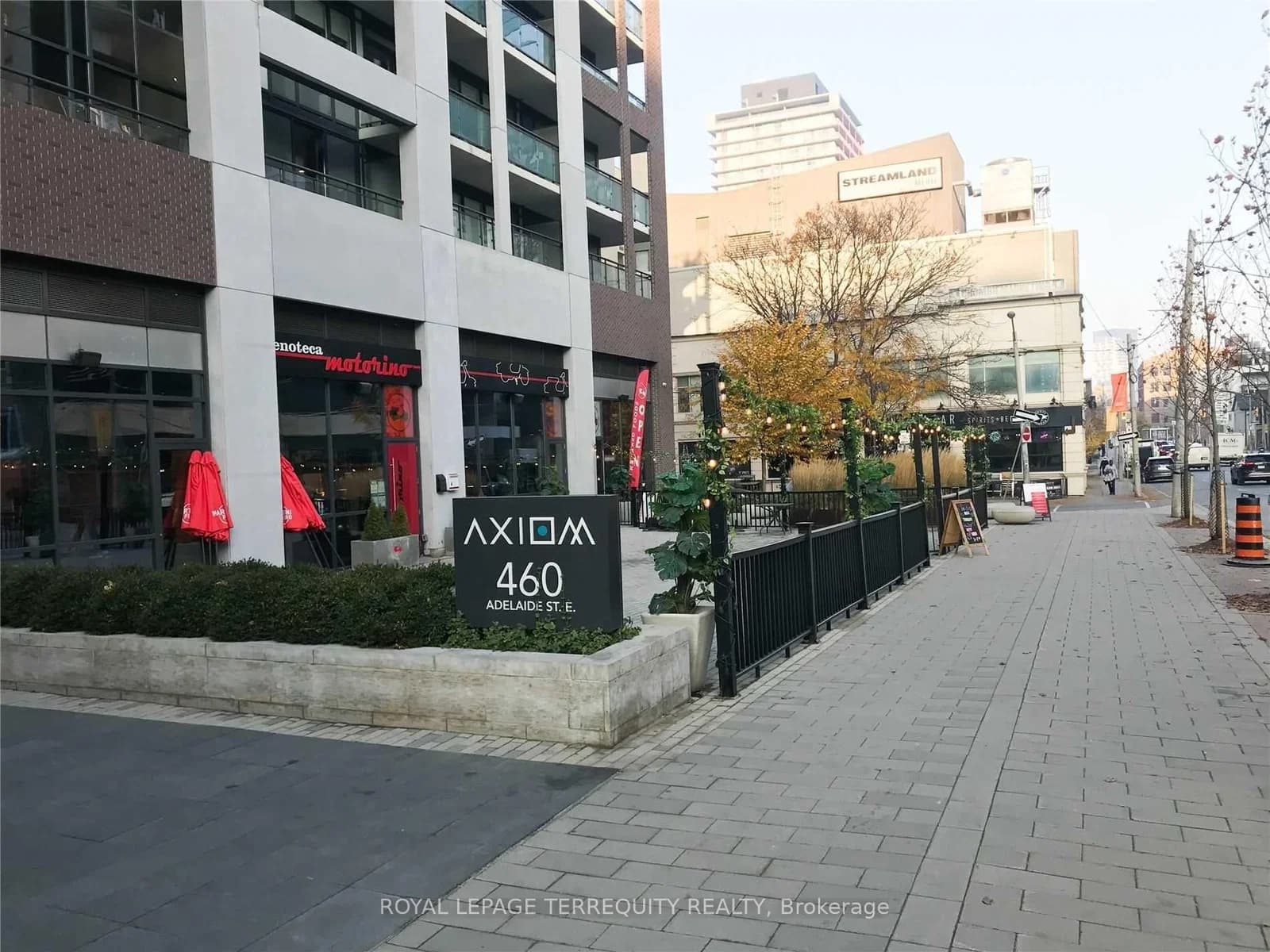 Photo of Adelaide Street in Toronto · Moss Park