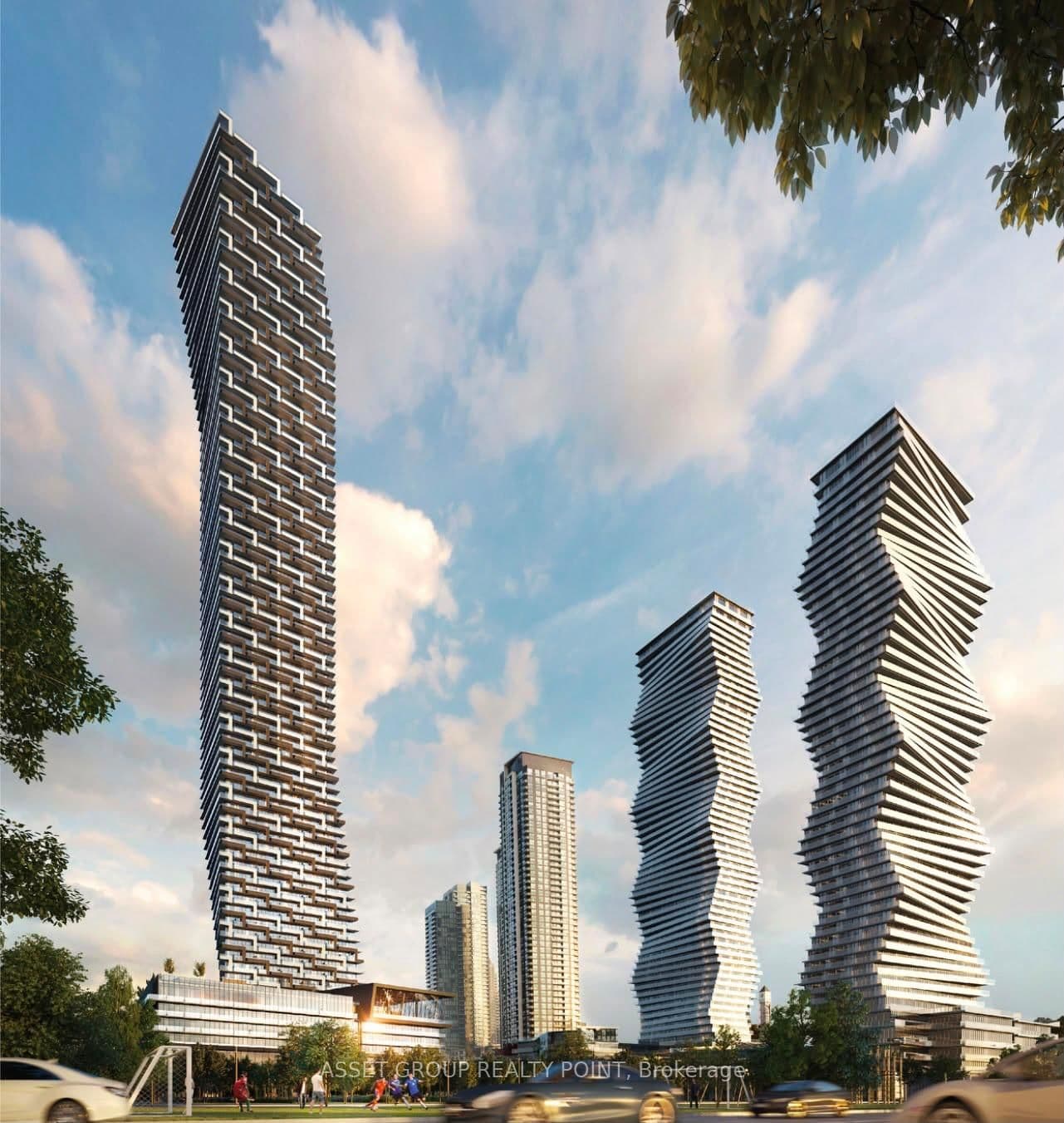 Photo of Burnhamthorpe Road in Mississauga · City Centre
