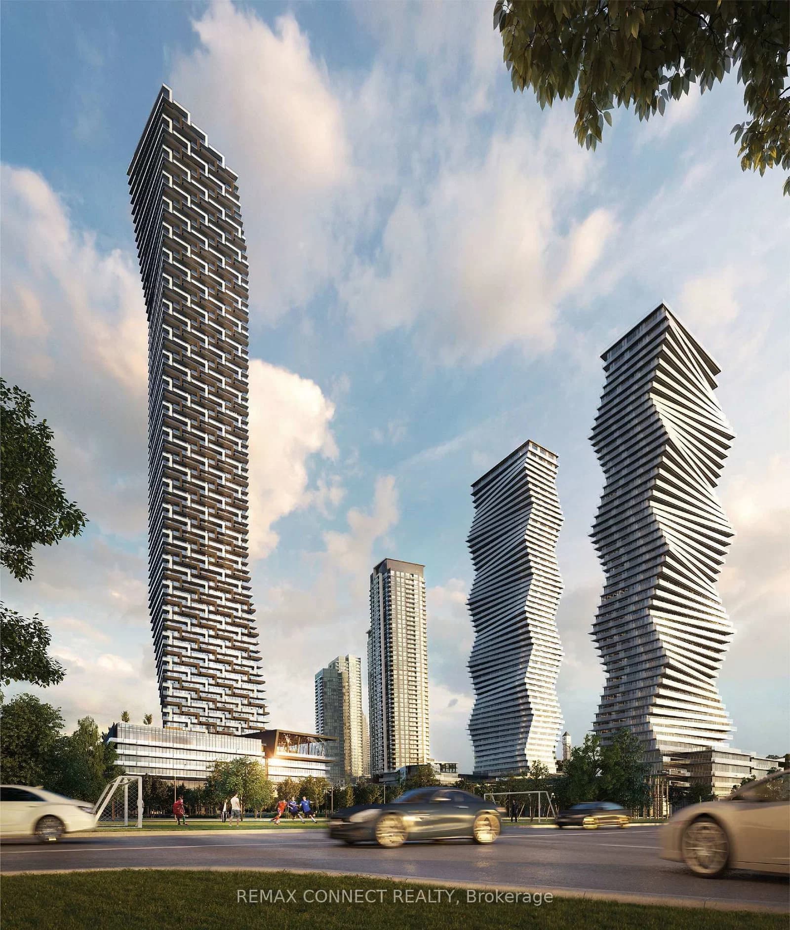 Photo of Burnhamthorpe Road in Mississauga · City Centre